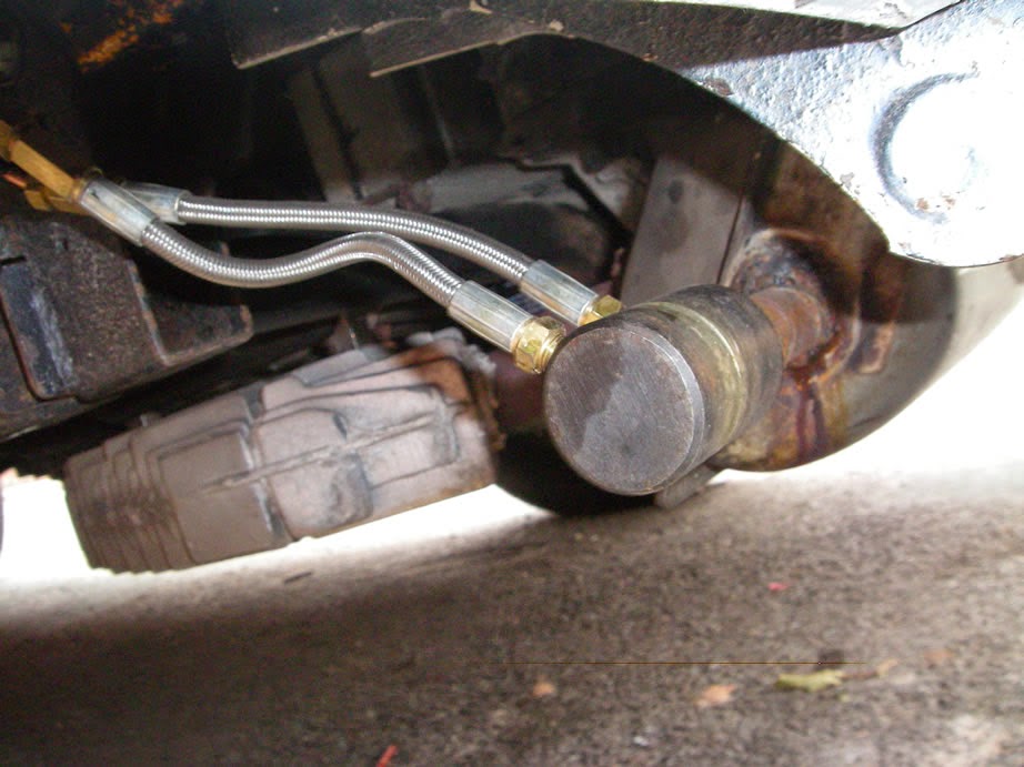 LPG exhaust probe. This is used to heat the gas as there is no water coolant present on an air-cooled VW