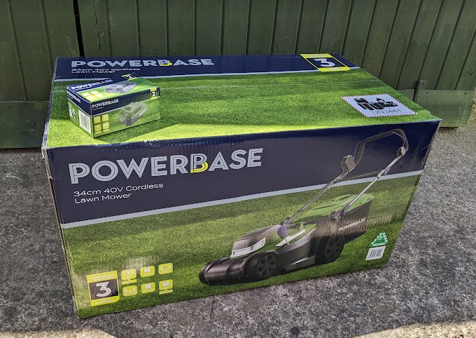 Boxed Powerbase Lawn Mower