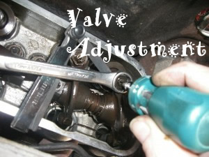 Spanner and screwdriver adjusting valves
