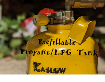 Refillable Propane Tank by Gaslow