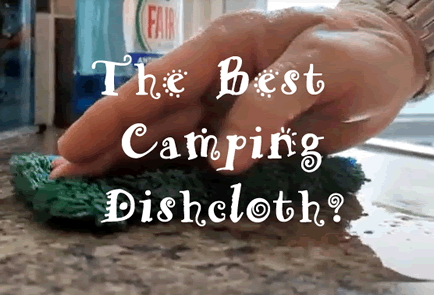 The best camping dishcloth